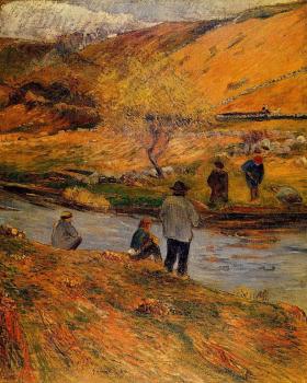 保羅 高更 Breton Fishermen